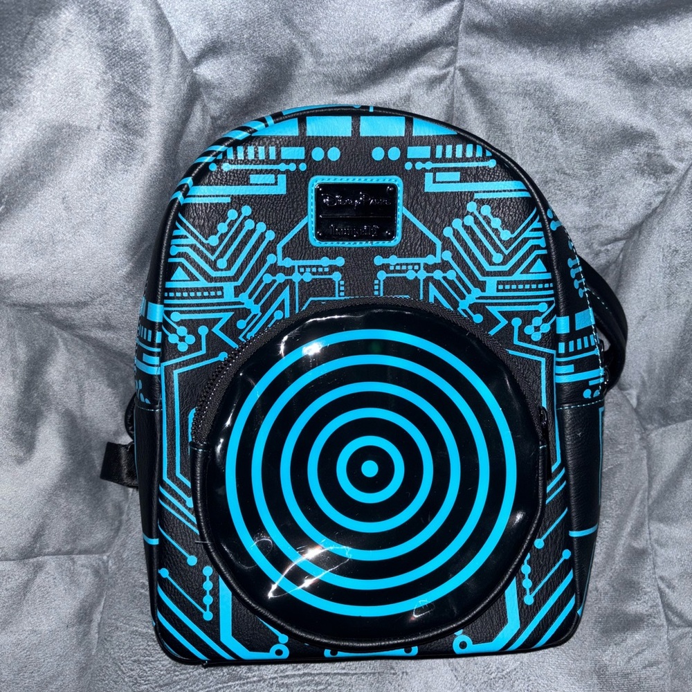 Disney Parks Tron 40th anniversary Light up Loungefly